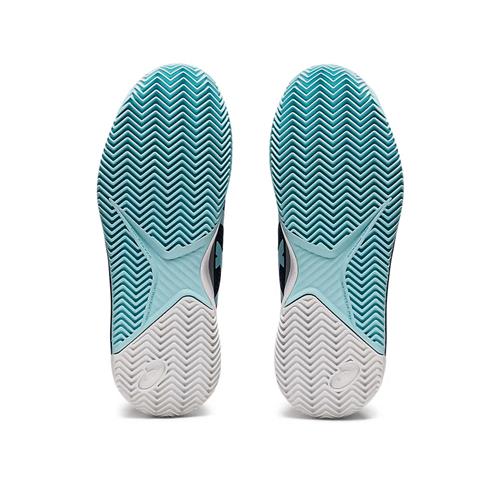 Asics Gel-Resolution 8 Clay Womens tennis Shoes (Light Indigo/Clear Blue)