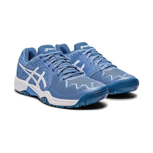 Asics Gel-Resolution 8 GS Kids Shoe (Blue Harmony/White)