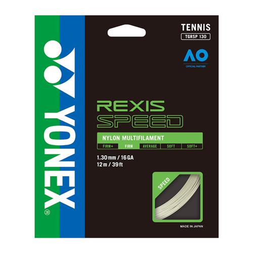 Yonex Rexis Speed 1.30/16 12m Set (Cool White)