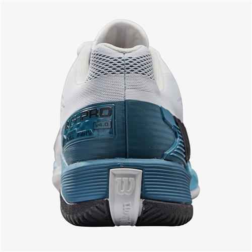 Wilson Rush Pro 4.0 Mens Tennis Shoes (White/Blue Coral/Blu Atoll)