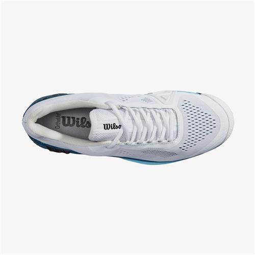 Wilson Rush Pro 4.0 Mens Tennis Shoes (White/Blue Coral/Blu Atoll)