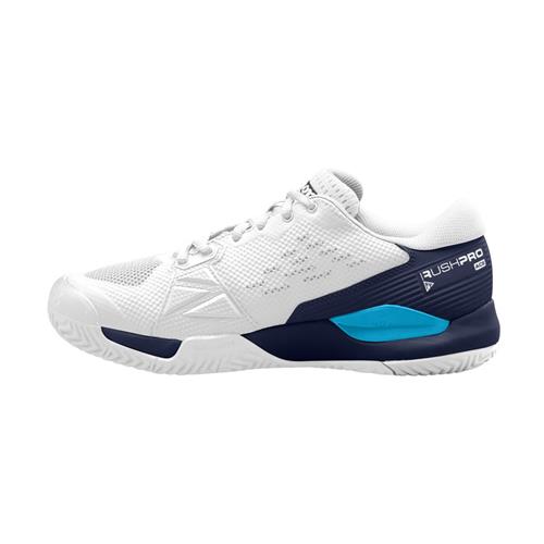 Wilson Rush Pro Ace Mens Tennis Shoes (White/Peacoat/Vivid Blue)