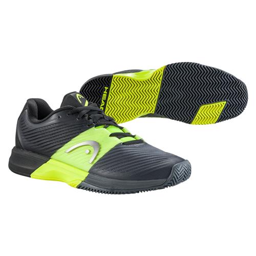 Head Revolt Pro 4.0 Clay Mens Shoe (Black/Yellow)
