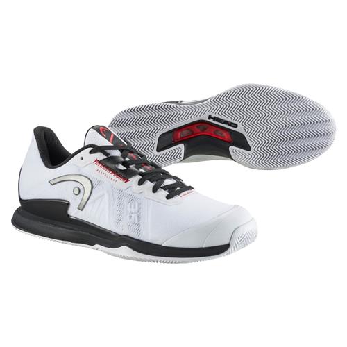 Head Sprint Pro 3.5 Clay Mens Shoe (White/Black)
