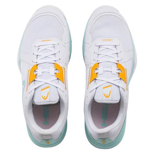 Head Sprint Team 3.5 Clay Womens Tennis Shoe (White/Aqua)