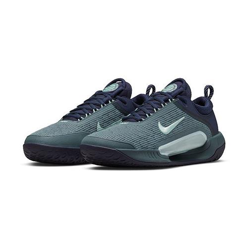 Nike Zoom Court NXT Hard Court Men's Tennis Shoes (Obsidian/Mint Foam)