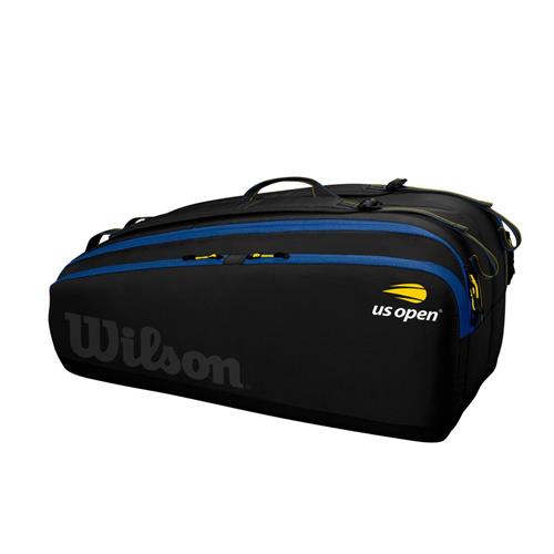 Wilson US Open 2022 Tour 12pk Racquet Bag (Black/Blue/Yellow)