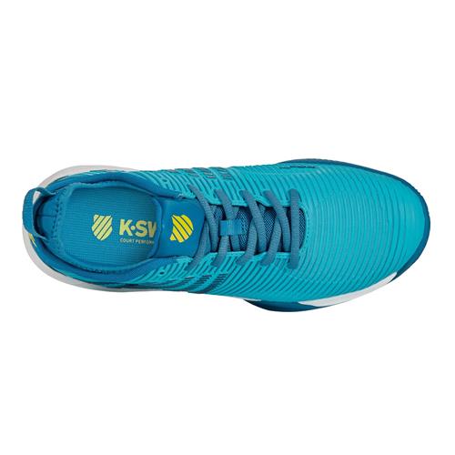 K-Swiss Hypercourt Supreme HB Mens Tennis Shoes (Scuba Blue/Celestial/Brilliant White)
