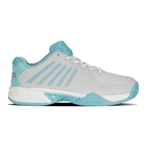 K-Swiss Hypercourt Express 2 All Court Womens Shoe (Brilliant White/Angel Blue/Sheer Lilac)
