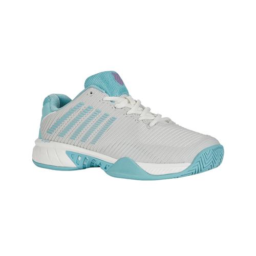 K-Swiss Hypercourt Express 2 All Court Womens Shoe (Brilliant White/Angel Blue/Sheer Lilac)