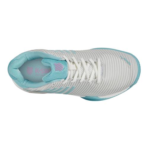 K-Swiss Hypercourt Express 2 All Court Womens Shoe (Brilliant White/Angel Blue/Sheer Lilac)