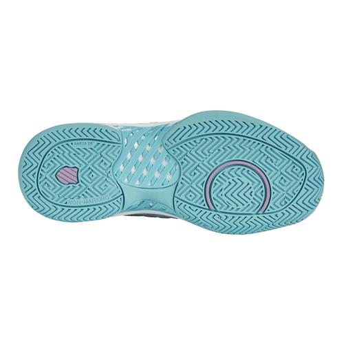 K-Swiss Hypercourt Express 2 All Court Womens Shoe (Brilliant White/Angel Blue/Sheer Lilac)