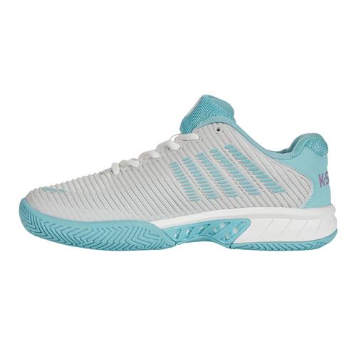 K-Swiss Hypercourt Express 2 All Court Womens Shoe (Brilliant White/Angel Blue/Sheer Lilac)
