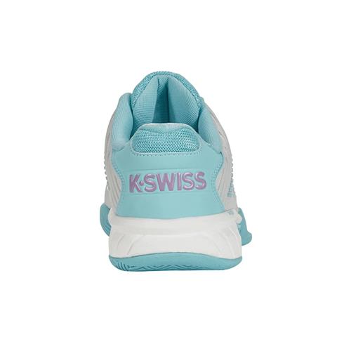 K-Swiss Hypercourt Express 2 All Court Womens Shoe (Brilliant White/Angel Blue/Sheer Lilac)
