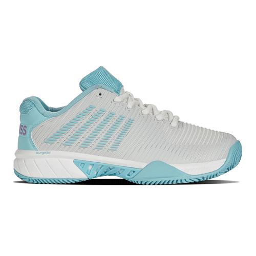 K-Swiss Hypercourt Express HB Womens Shoe (Brilliant White/Angel Blue/Sheer Lilac)
