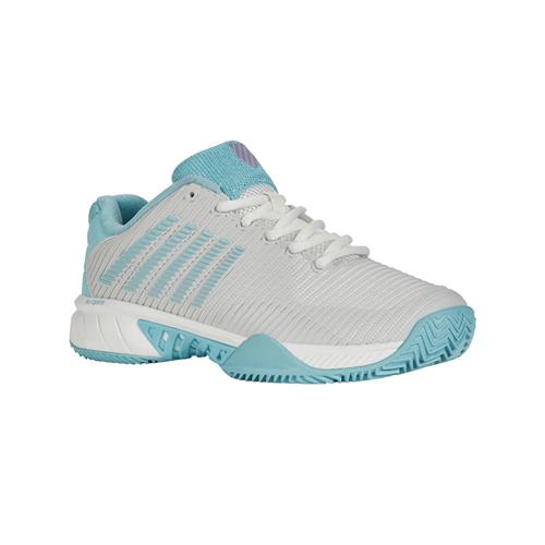 K-Swiss Hypercourt Express HB Womens Shoe (Brilliant White/Angel Blue/Sheer Lilac)
