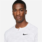 Nike Dri-Fit Slam NT LN Men's Tennis Top (White)