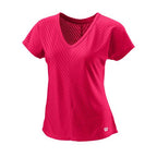 Wilson Womens Training V-Neck Tee II (Love Potion)
