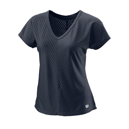 Wilson Womens Training V-Neck Tee II (India Ink)