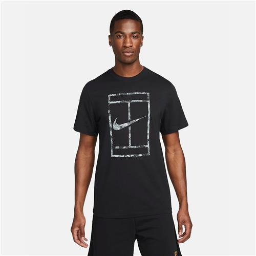 Nike Court Tee Garden Party (Black)