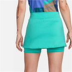 Nike Court Victory Womens Dri-Fit Tennis Skirt (Washed Teal/White)