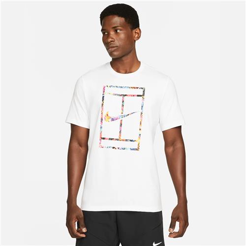 Nike Court Tee Garden Party (White)