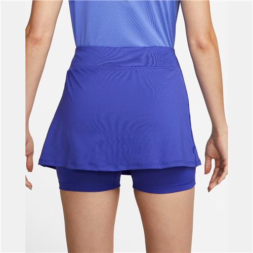 Nike Court Victory Womens Dri-Fit Tennis Skirt (Lapis/White)