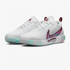 Nike Zoom Court Pro HC Womens Tennis Shoes (White/Dark Beetroot)