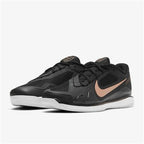 Nike Zoom Vapor Pro HC Womens Tennis Shoes (Black/MTLC Red Bronze/White)