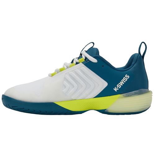 K-Swiss Ultrashot 3 Mens Tennis Shoes (White/Celestial/Primrose)