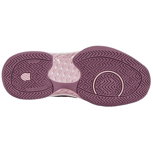 K-Swiss Hypercourt Express 2 AC Womens Tennis Shoes (Pink/Grape/Orchid Haze)