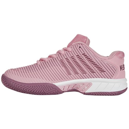 K-Swiss Hypercourt Express 2 AC Womens Tennis Shoes (Pink/Grape/Orchid Haze)