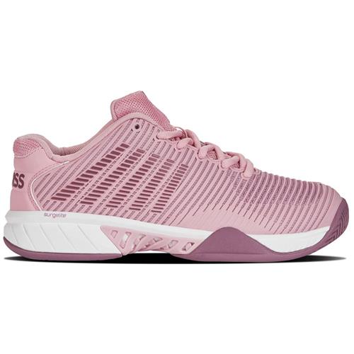K-Swiss Hypercourt Express 2 AC Womens Tennis Shoes (Pink/Grape/Orchid Haze)