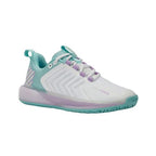 K-Swiss Ultrashot 3 Womens Tennis Shoes (White/Angel Blue/Lilac)