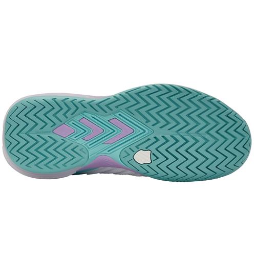 K-Swiss Ultrashot 3 Womens Tennis Shoes (White/Angel Blue/Lilac)