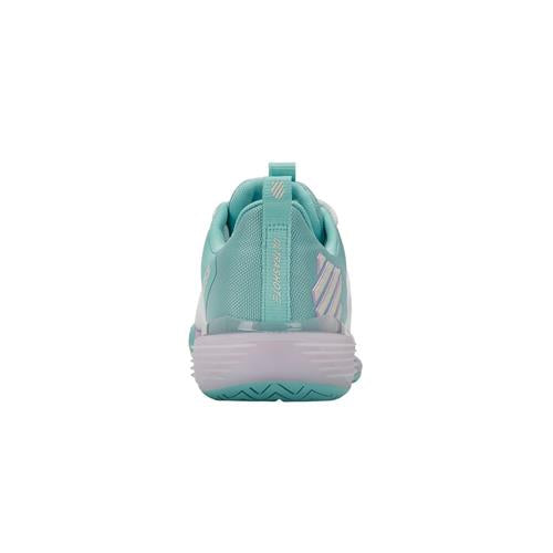 K-Swiss Ultrashot 3 Womens Tennis Shoes (White/Angel Blue/Lilac)
