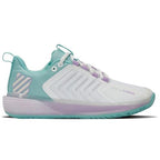 K-Swiss Ultrashot 3 Womens Tennis Shoes (White/Angel Blue/Lilac)