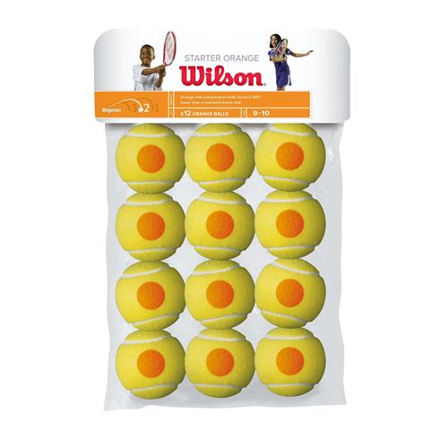 Wilson Starter Orange Tennis Balls 12 Pack