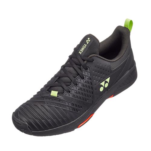 Yonex Sonicage 3 2022 Mens All Court Tennis Shoes (Black/Lime)