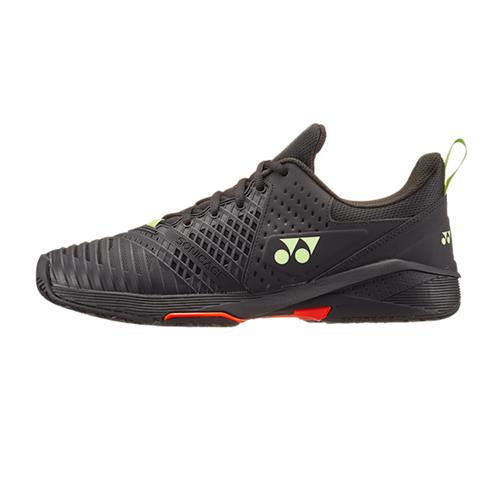 Yonex Sonicage 3 2022 Mens All Court Tennis Shoes (Black/Lime)