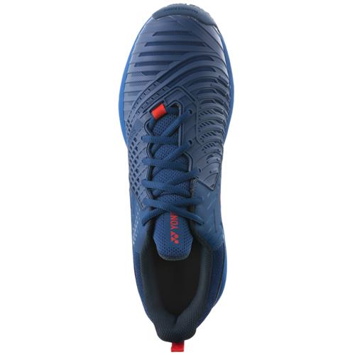 Yonex Sonicage 3 2022 Mens Clay Tennis Shoes (Navy/Red)
