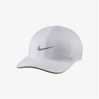 Nike Dri-Fit Aerobill Featherlight Perforated Running Cap (White)