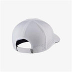 Nike Dri-Fit Aerobill Featherlight Perforated Running Cap (White)