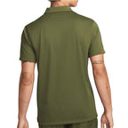 Nike Court Dri-Fit Mens Tennis Solid Polo (Rough Green/White)