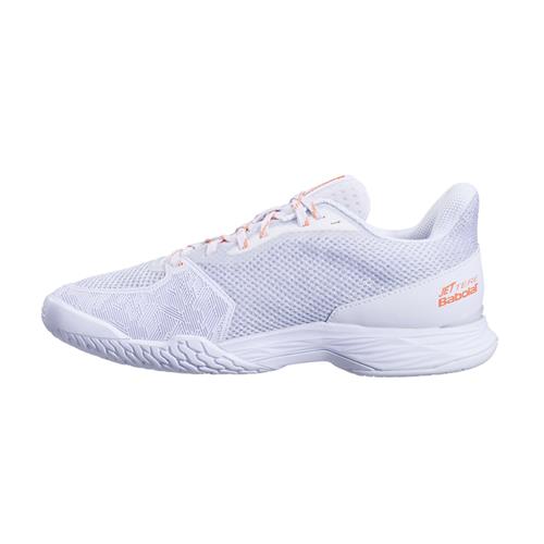 Babolat Jet Tere All Court Womens Tennis Shoes (White/Living Coral)