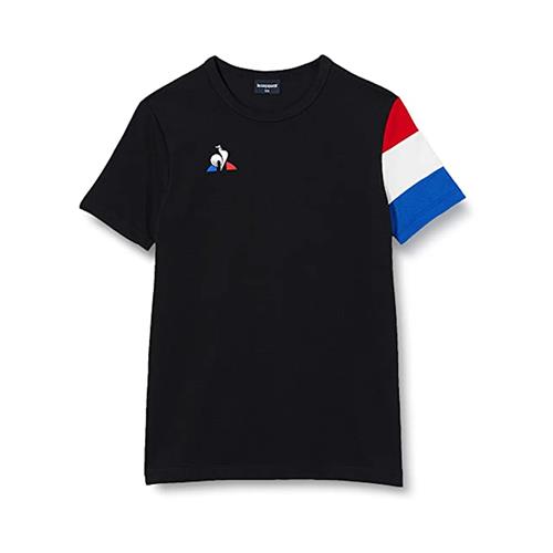 Le Coq Sportif Tennis Tee SS No2 Enfant (Black) size 8A