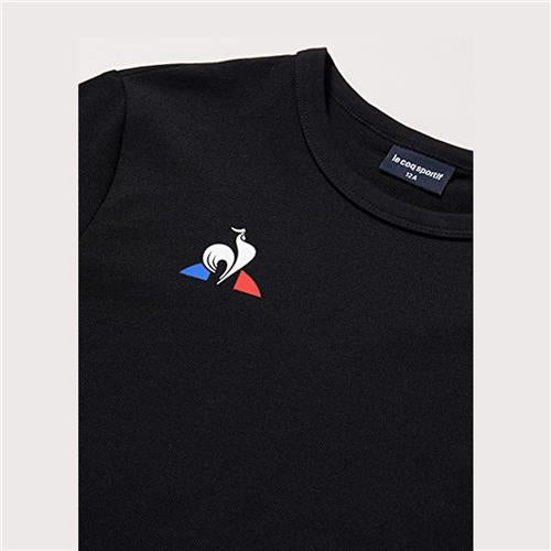 Le Coq Sportif Tennis Tee SS No2 Enfant (Black) size 8A