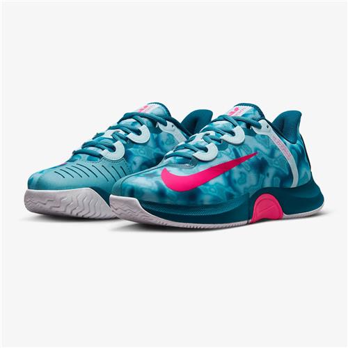 Nike Zoom GP Turbo HC Osaka Womens Tennis Shoes (Blue/Pink)