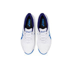 Asics Solution Swift Clay Mens Tennis Shoes (White/Electric Blue)