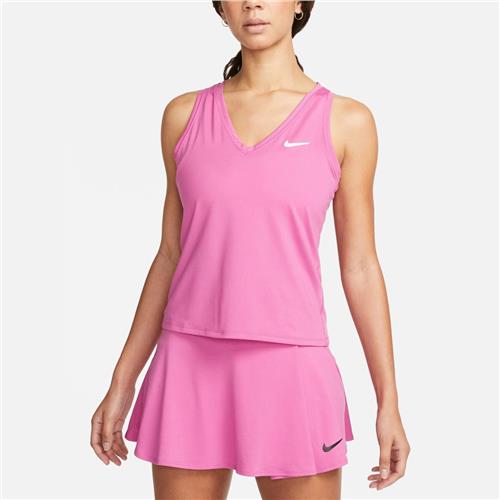 Nike Court Victory Womens Tank (Cosmic Fuchsia/White)